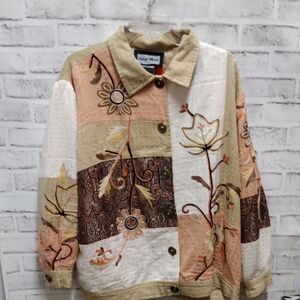 Indigo Moon Women's Embroidered Jacket